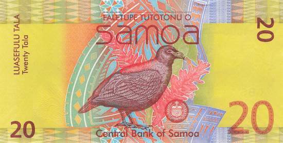 Samoa 20 Tala p.40c 2017